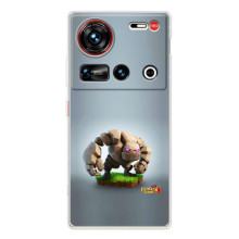 Чохол з героями Клеш Рояль для ZTE Nubia Z70 Ultra (Клеш Кланс)