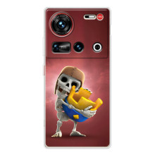 Чохол з героями Клеш Рояль для ZTE Nubia Z70 Ultra (Скелет)