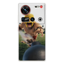 Чохол з героями Клеш Рояль для ZTE Nubia Z70 Ultra (Варвар)
