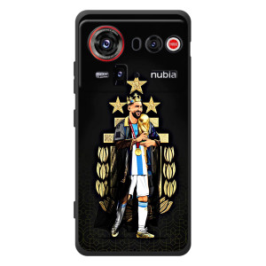 Чехлы Лео Месси Аргентина для ZTE nubia Z80 Ultra (Месси король)