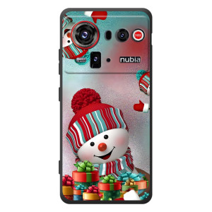 Чехлы на Новый Год ZTE nubia Z80 Ultra – Снеговик в шапке