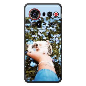 Чехлы с изображением разных животных для ZTE nubia Z80 Ultra – Ежик на руках
