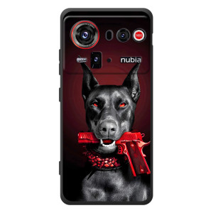 Чехол ДОБЕРМАН для ZTE nubia Z80 Ultra (Доберман злой)