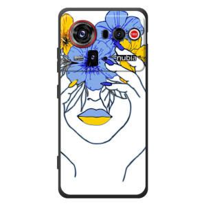 Чехол на ZTE nubia Z80 Ultra Украинский дизайн – Украинка на всю голову