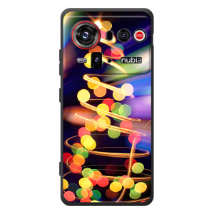 Чохол новорічна ялинка на ZTE nubia Z80 Ultra (Гірлянди)