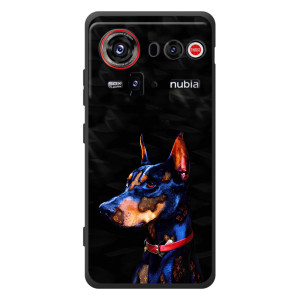 Бампер для ZTE nubia Z80 Ultra с картинкой "Песики" (Собака Мопс)