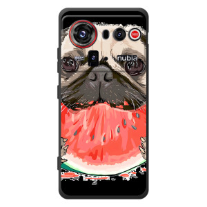Чехол (ТПУ) Милые собачки для ZTE nubia Z80 Ultra – Смешной Мопс