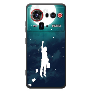 Чехол (ТПУ) с планетами на ZTE nubia Z80 Ultra – To The moon
