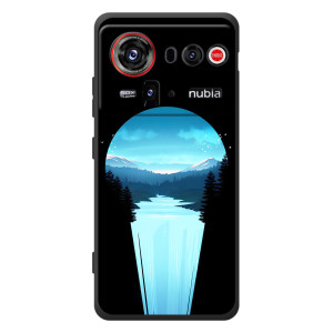 Летний Чехол на ZTE nubia Z80 Ultra – Синий Водопад