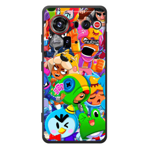 Силіконовый Чохол на ZTE nubia Z80 Ultra з картинкою Brawl Stars (Brawl-Stars)