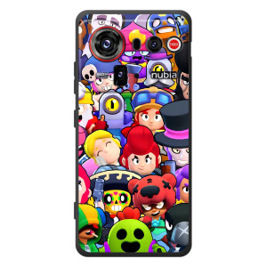 Силіконовый Чохол на ZTE nubia Z80 Ultra з картинкою Brawl Stars (Персонажі)