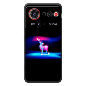 Силіконовий бампер з картинкою звірів для ZTE nubia Z80 Ultra (Яскравий олень)