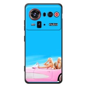 Силиконовый Чехол Барби Фильм на ZTE nubia Z80 Ultra – Барби и Кен