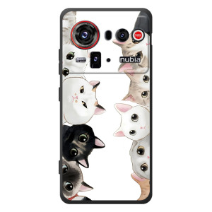 Силиконовый чехол с котиком для ZTE nubia Z80 Ultra – Коты