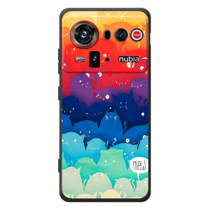 Силиконовый чехол с котиком для ZTE nubia Z80 Ultra – Mew