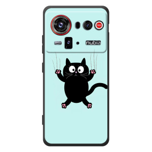 Силиконовый чехол с котиком для ZTE nubia Z80 Ultra