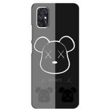 Чохли для ZTE Blade V2020 Smart - Bearbrick Louis Vuitton (PREMIUMPrint) (БеарБрік очі)