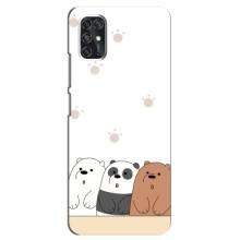 Чехлы с изображением разных животных для ZTE V2020 Smart (Удивленные медвеженки)