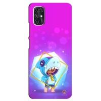 Чохол ЛЕОН (Бравл Старс) для ZTE Blade V2020 Smart (Леон у костюмі Акули)