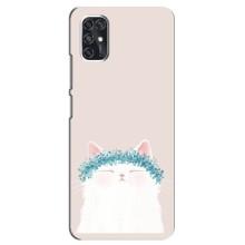 Чехол на тематику: Коты для ZTE Blade V2020 Smart (Белый котик)