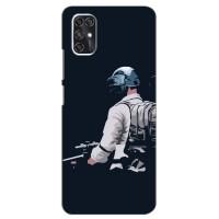 Силиконовый чехол с картинкой "Герой Pubg" на ZTE V2020 Smart (В экиперовке)