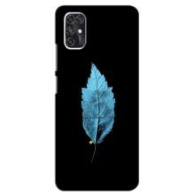 Чехол с картинками на черном фоне для ZTE V2020 Smart (Листочек)