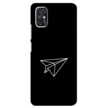 Чехол с картинками на черном фоне для ZTE V2020 Smart (Самолетик)