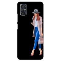 Чехол с картинкой Модные Девчонки ZTE V2020 Smart – Девушка со смартфоном