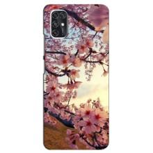 Чехол с принтом САКУРЫ на ZTE V2020 Smart (Цветущая сакура)