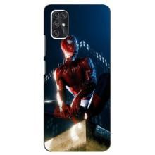 Чехол Супергерой Человека Паука на ZTE V2020 Smart (Паук на доме)