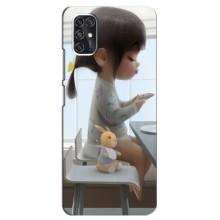 Девчачий Чехол для ZTE V2020 Smart (Девочка с игрушкой)