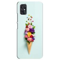 Чехлы с тематикой "ЦВЕТЫ" на ZTE V2020 Smart (Цветок-мороженное)