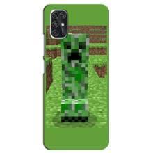 Чехлы для ZTE Blade V2020 Smart (Персонажи Майн Крафт) (Крипер 2)
