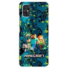 Чехлы для ZTE Blade V2020 Smart (Персонажи Майн Крафт) (Майнкрафт)