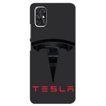 Силіконовий бампер з картинкою машини на ZTE V2020 Smart (Logo TESLA)