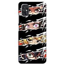 Силіконові чохлі з очіма Anime для ЗТЕ В2020 Смарт (Очі на чорному)
