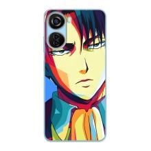 Чехлы Персонажи Аниме Наруто для ZTE V40 Design (AlphaPrint) (Леви Аккерман)