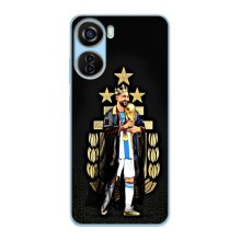 Чехлы для ZTE V40 Design (Leo чемпион) (AlphaPrint) (Месси Король)