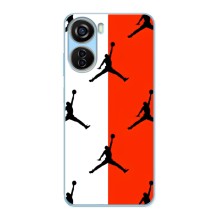 Чехлы для ZTE V40 Design - с картинкой JORDAN (AlphaPrint) (Лого Джордан)