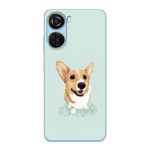Чехлы с собаками для ZTE V40 Design (VPrint) (Корги)