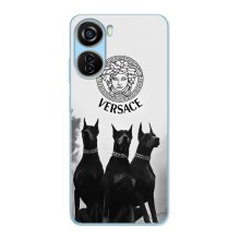 Чехлы VERSACE для ЗТЕ В40 Десигн (PREMIUMPrint) (Доберман Версаче)