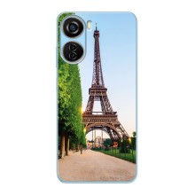 Чехол Эйфелева Башня для ZTE V40 Design - (AlphaPrint) (Дорога в Париж)