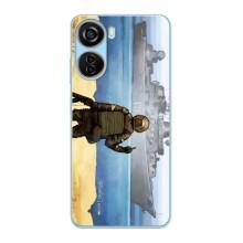 Чехол с принтом (Русский корабль...) для ЗТЕ В40 Десигн (AlphaPrint) – Русский корабль