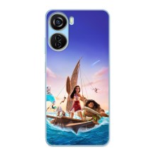 Чехол с мультфильмом Моана ZTE V40 Design (Моана и Мауи)