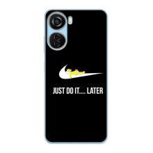 Чехол с логотипом Найк на ZTE V40 Design (Nike just do it)