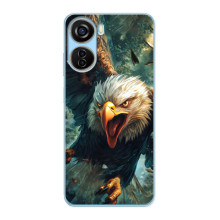 Чехол с картинкой «Хищники» для ZTE V40 Design (Орёл)