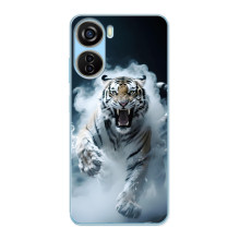 Чехол с картинкой «Хищники» для ZTE V40 Design (Тигр)