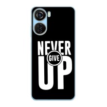 Силіконовый Чохол на ZTE V40 Design з картинкою НАЙК (Never Give UP)