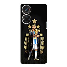 Чехлы для ZTE Blade V40s (Leo чемпион) (AlphaPrint) (Месси Король)