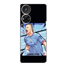 Чехлы с футболистом Ерлинг Холанд для ZTE Blade V40s (AlphaPrint) (гол Эрлинг Холланд)